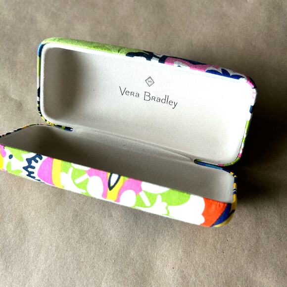 Vera Bradley Paisley Sunglass Case Bold Colorful Classic Fabric - Picture 2 of 8